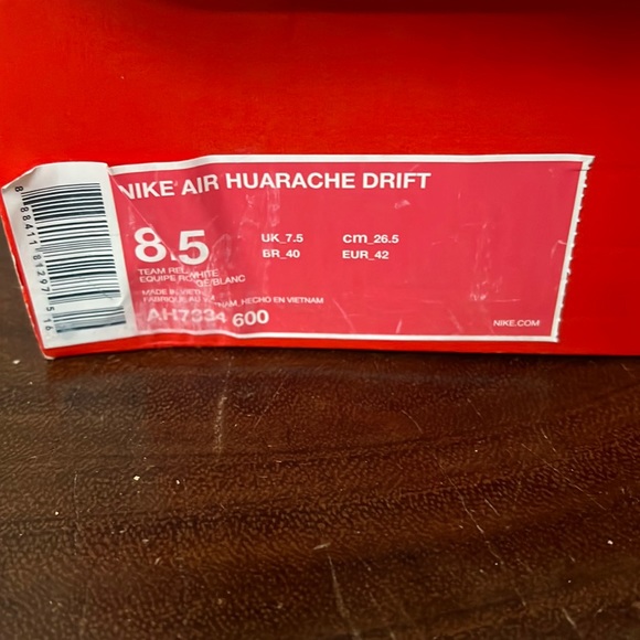 Nike Air Huarache Drift (Burgundy) - Picture 11 of 11